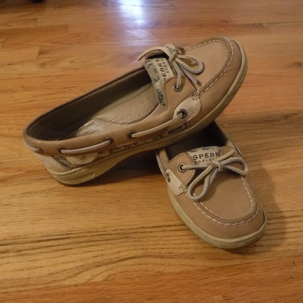 Sperry Angelfish Leopard Sequin